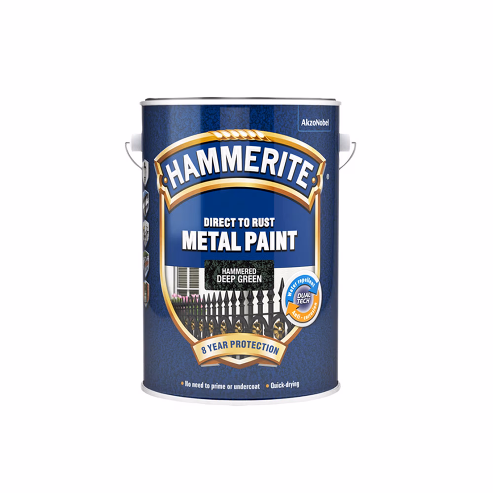 Dulux Hammerite Hammered Deep Green 5l