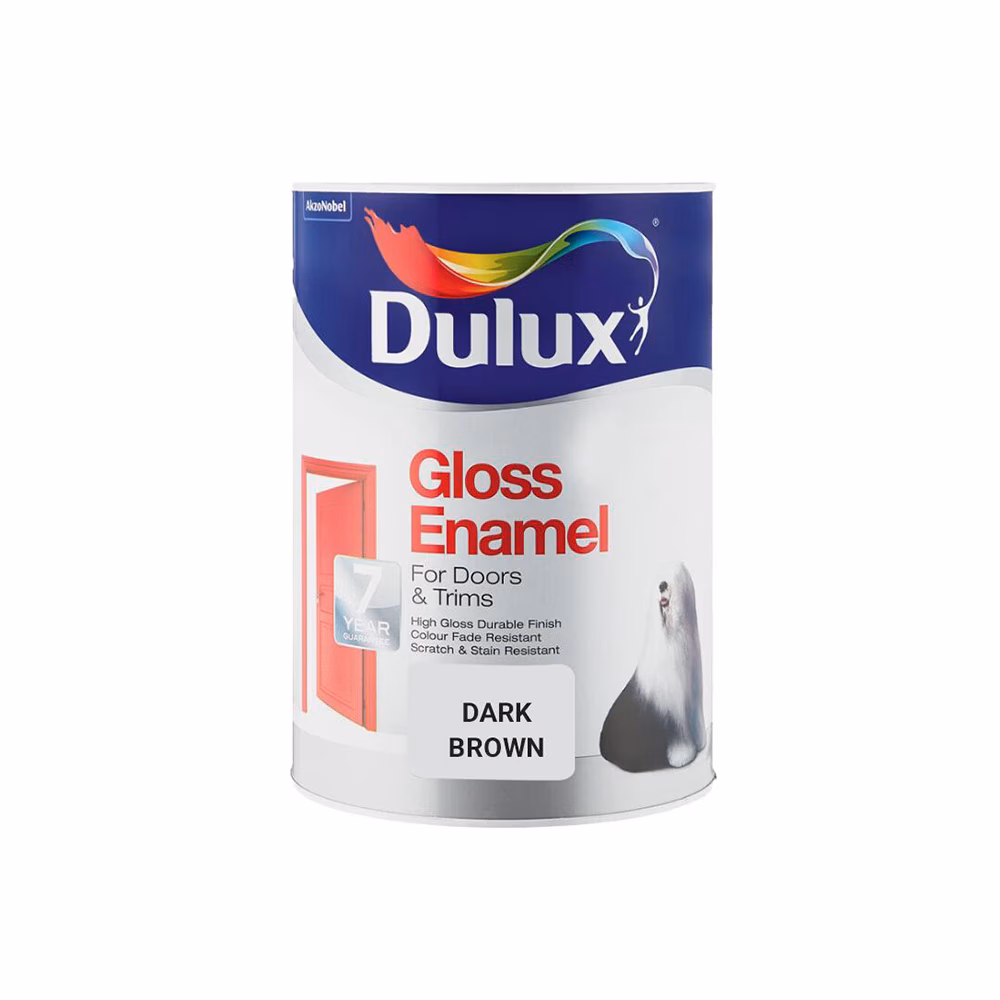 Dulux Gloss Dark Brown – 5lt