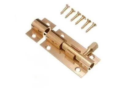 Barrel Bolt Brass 2 In 50mm + Screws Fix It