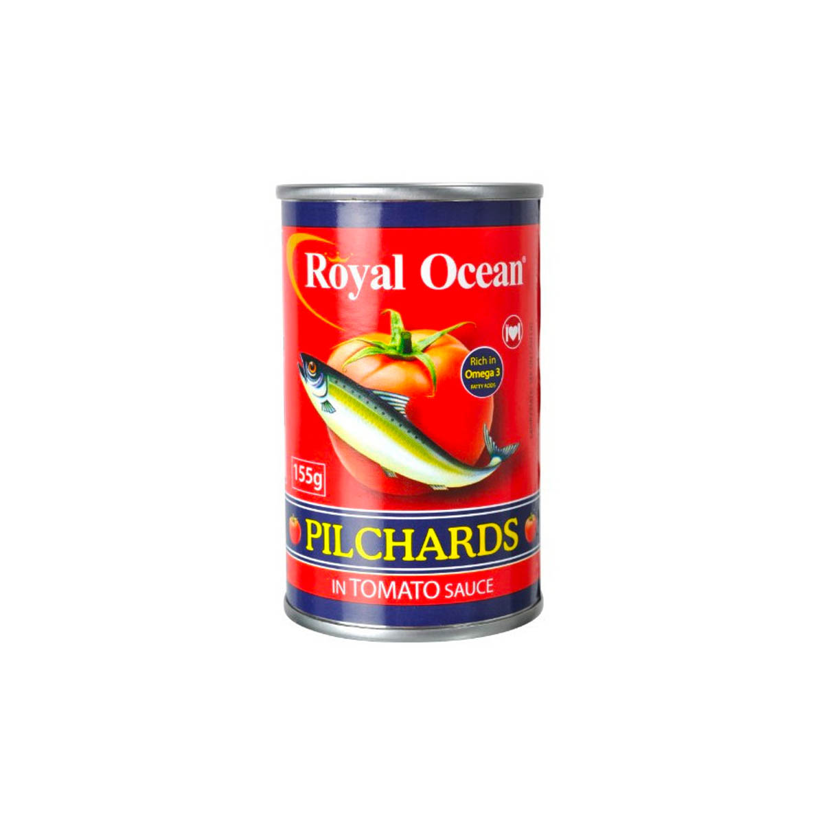 Royal Ocean Pilchards In Tomato 155g