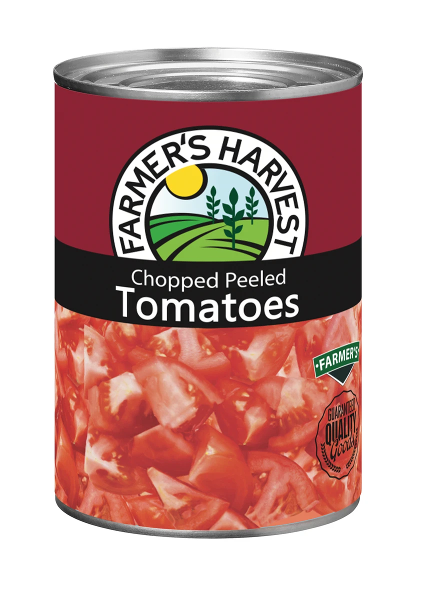 FARMERS HARVEST Chopped (Peeled) Tomato 410g