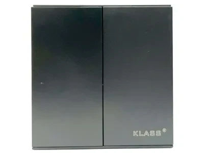 Switch 2g 2w Black Ke6004 Klass