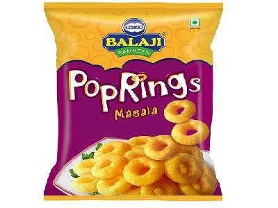 Snacks Pop Ring Masala 65g Balaji