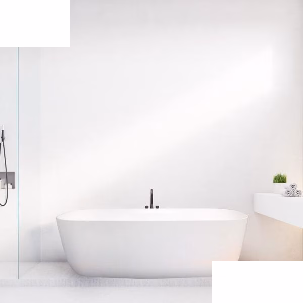 Dado Dante Bath Tub Iof Polished White
