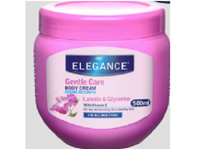 Body Cream Lanolin & Glycerine 500ml Elegance