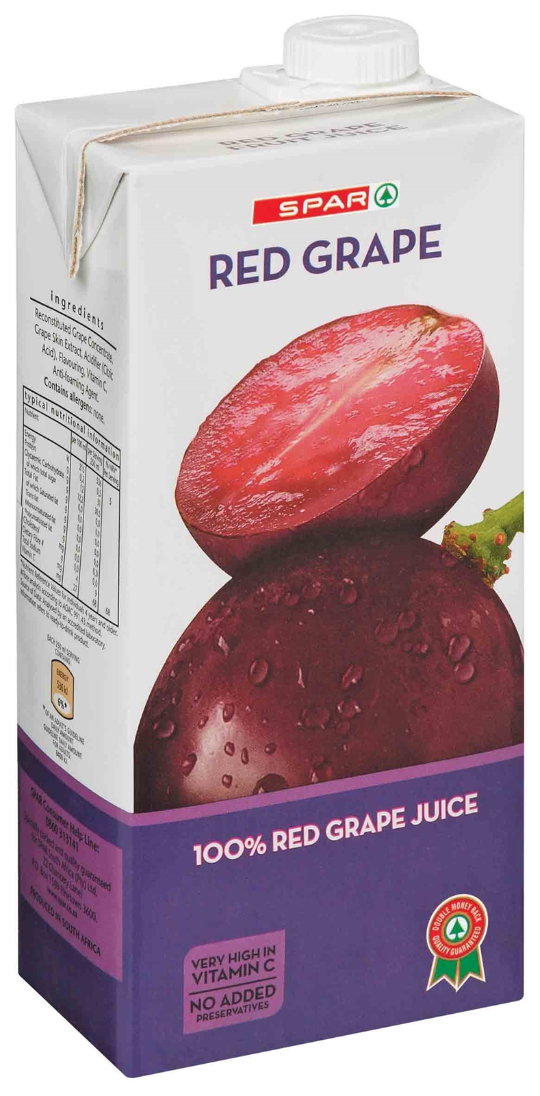 Spar Fruit Juice Red Grape 1l