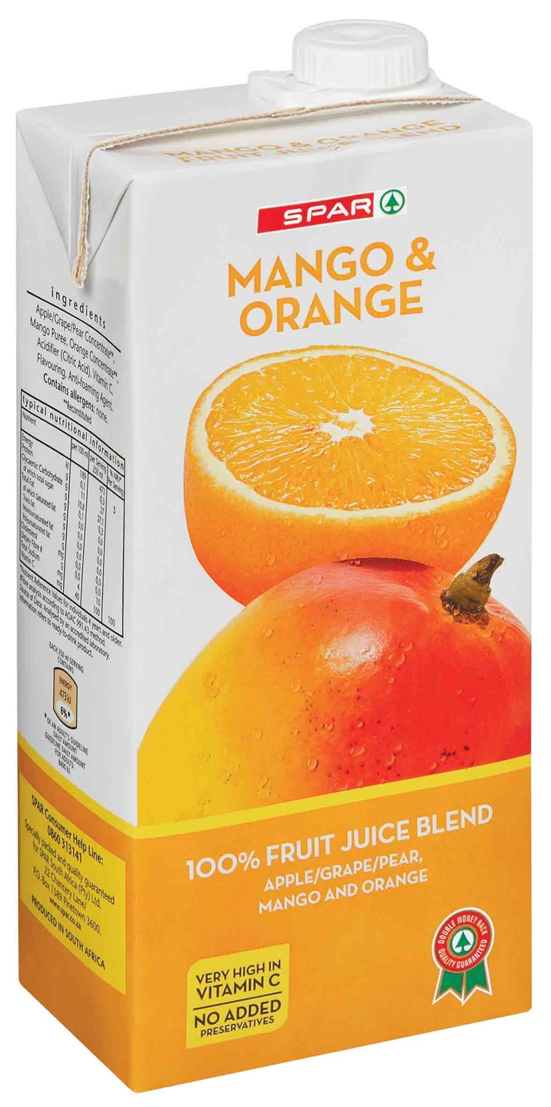 Spar Mango N Orange Fruit Juice 1l