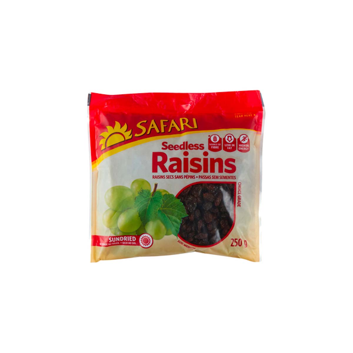 Safari Seedless Raisins 250g