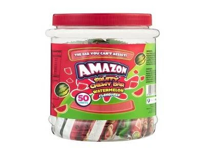 Chew Bar Fruity Watermelon 50pc Amazon