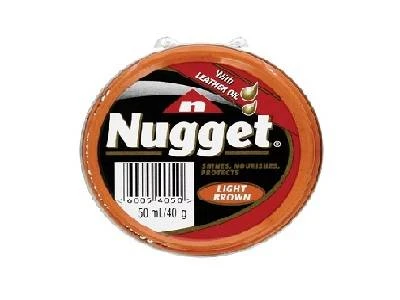 Shoe Polish Light Brown 50ml Nugget