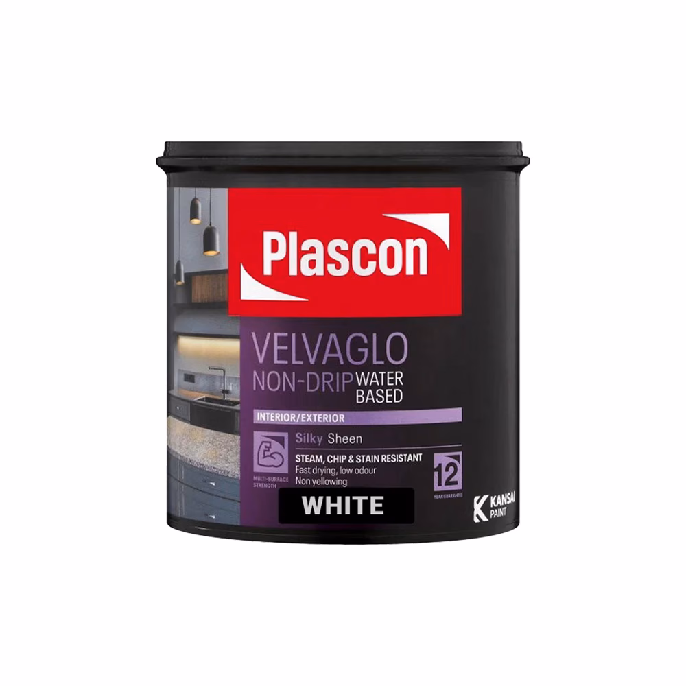 Plascon Velvaglo Water Based White 1lt