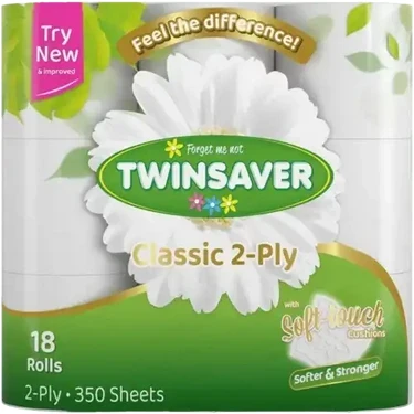 TWINSAVER Tissue Paper 2Ply 18s