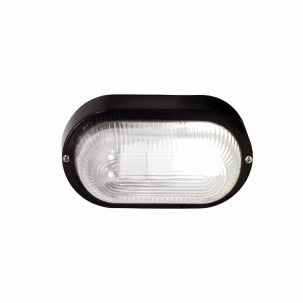 Bst Oval Plain Pvc Bulkhead Black