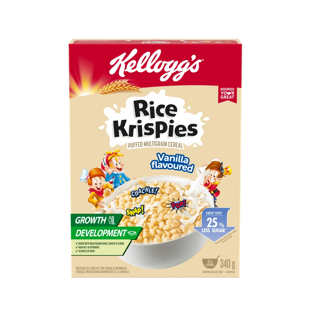 KELLOGG'S Rice Krispies - Vanilla 340g