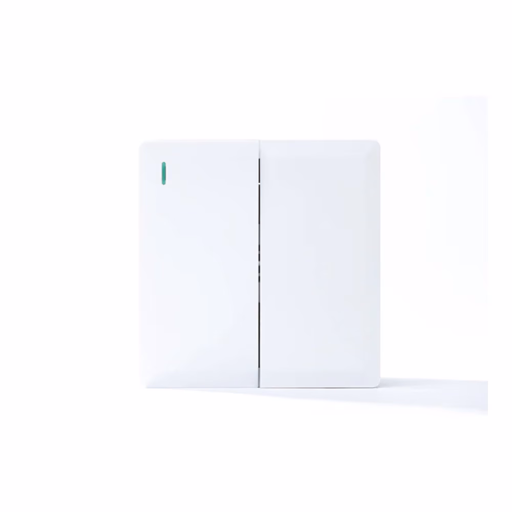 2g 1w Plate Switch White