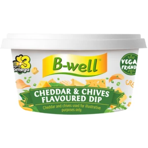 B-WELL Cheddar & Chives Dip 125g
