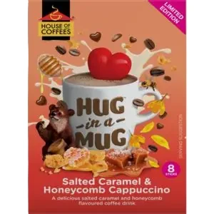 HOC HUG IN A MUG Salted Caramel Cappuccino 24g x 8