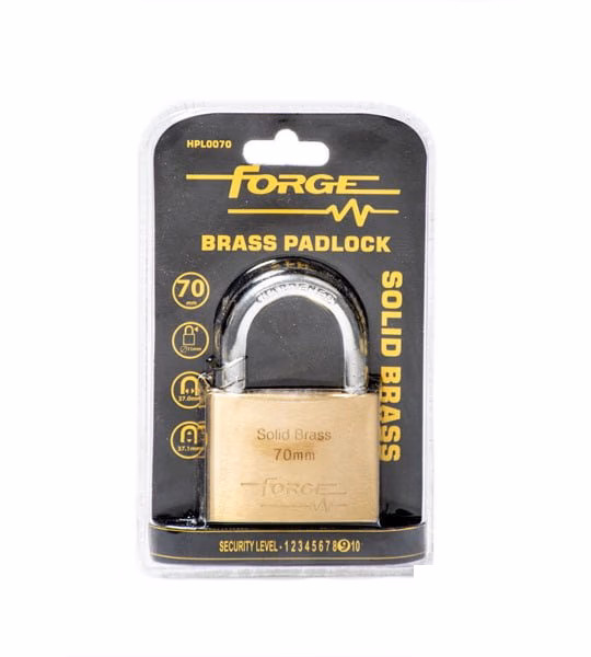 Forge Brass Padlock 70mm