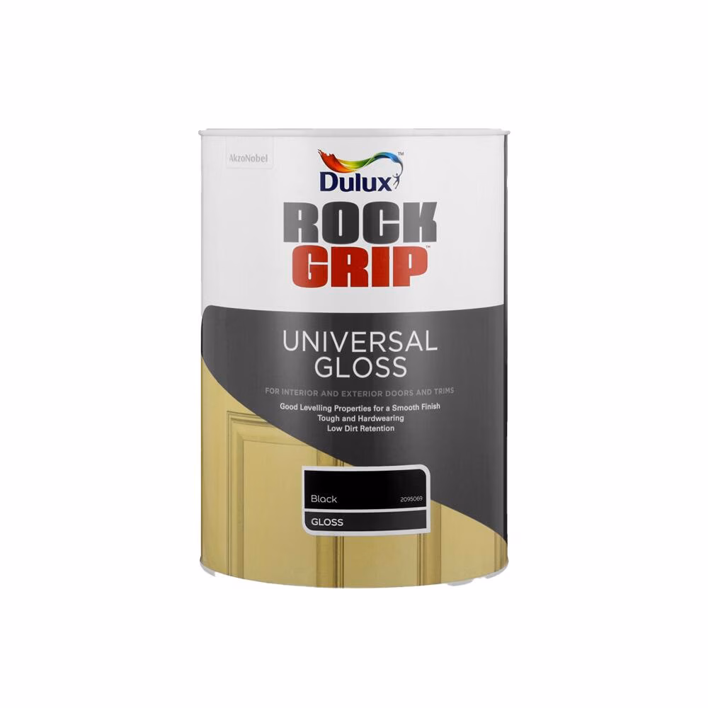 Dulux Rockgrip Universal Gloss Black 5l