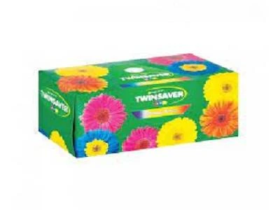Tissue Facial Color 90x2ply Twinsaver