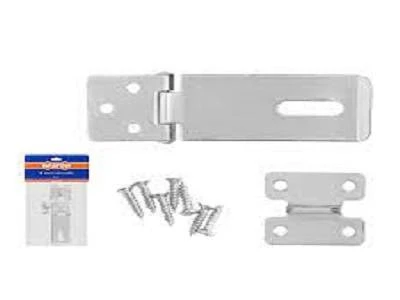 Safety Hasp & Staple 3.5" + Screws Wan2135 Wadfow