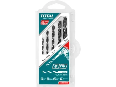 Drill Bit Wood 5pcs Set Tacsd7055 Total