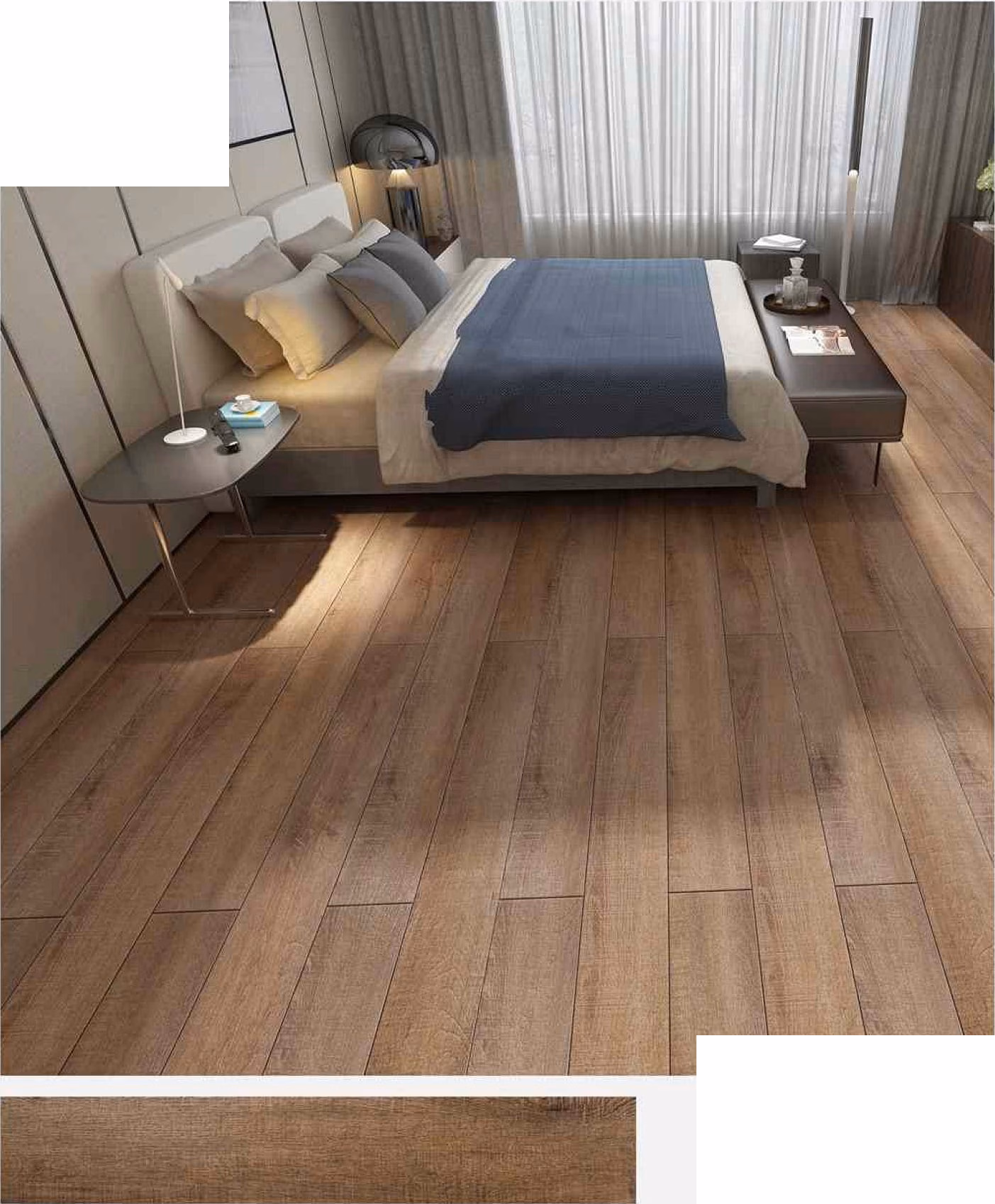 Dbv85 Lvt Click Flooring 1220x180x4.5mm
