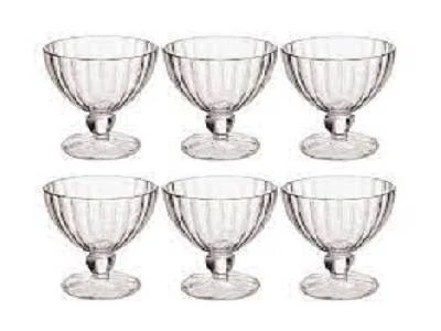 Glass Dessert Quadro 6pc N2322 Luminarc
