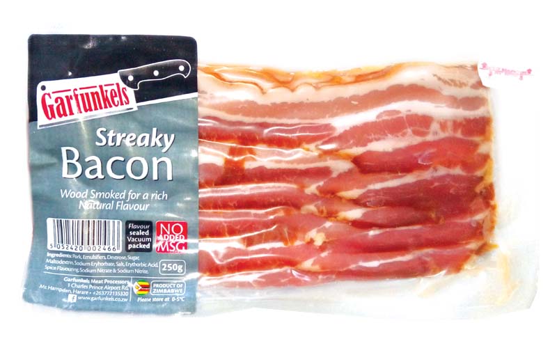 Garfunkels Streaky Bacon 250g