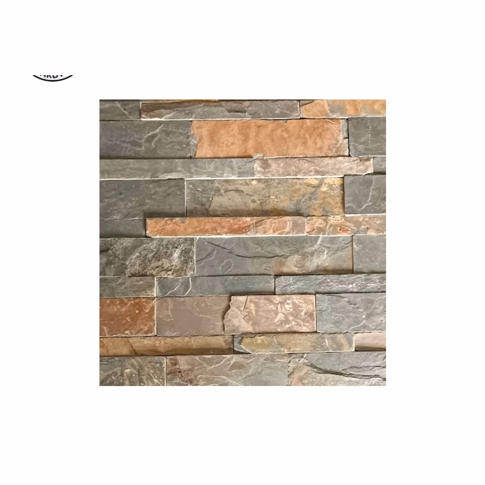 Tile Autumn Blend Slate Cladding 600x150 0.72m2