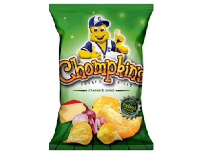 Chips Cheese & Onion 100g Chompkins
