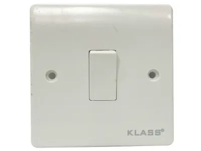 Switch 1g 2w White Standard Vk0202 Klass