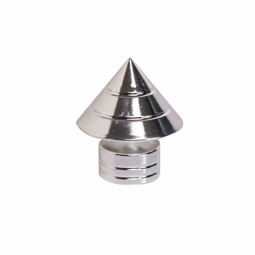 Kc Chrome Andrea Finials 2 P/Pack