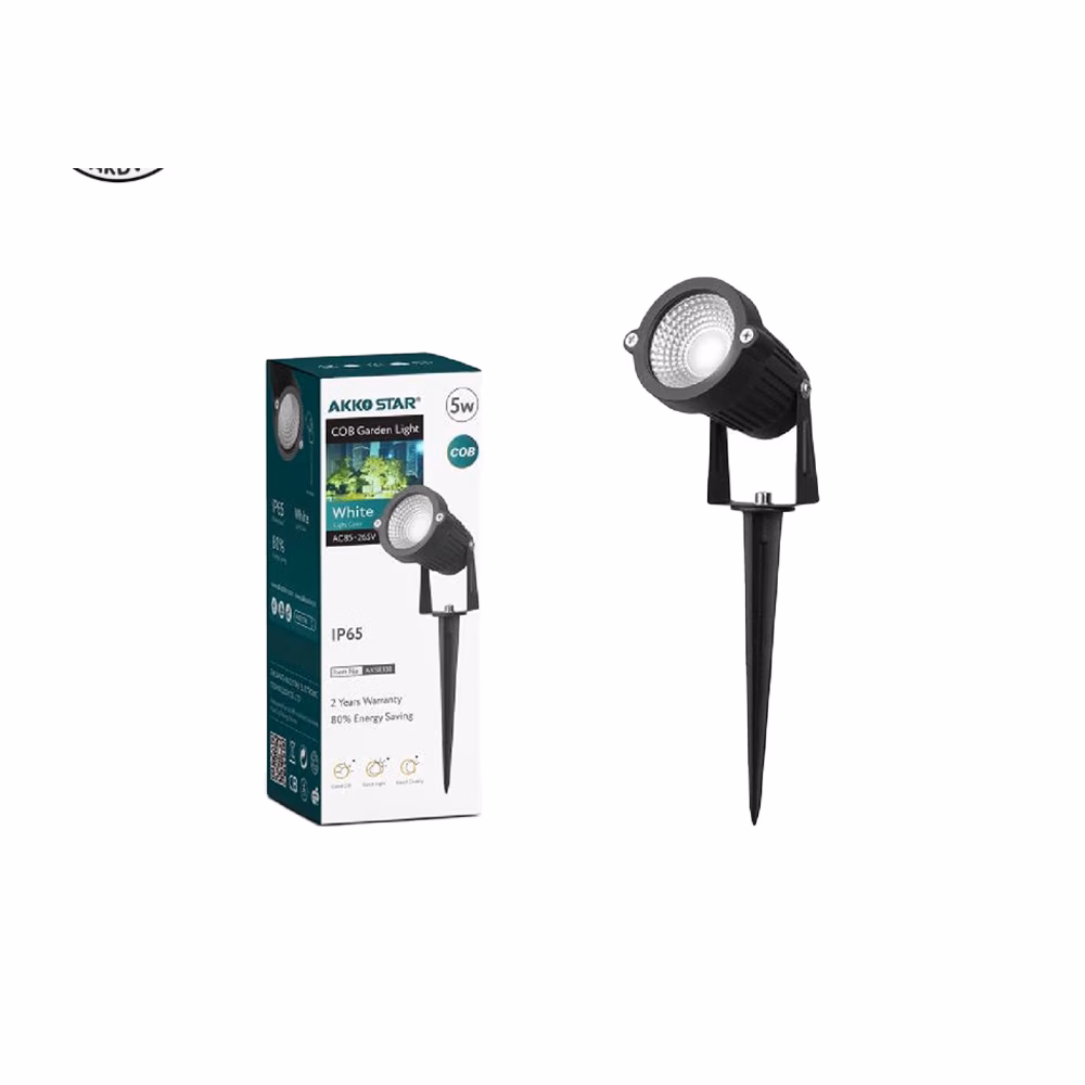 Akkostar 5w 3000k Cob Garden Light