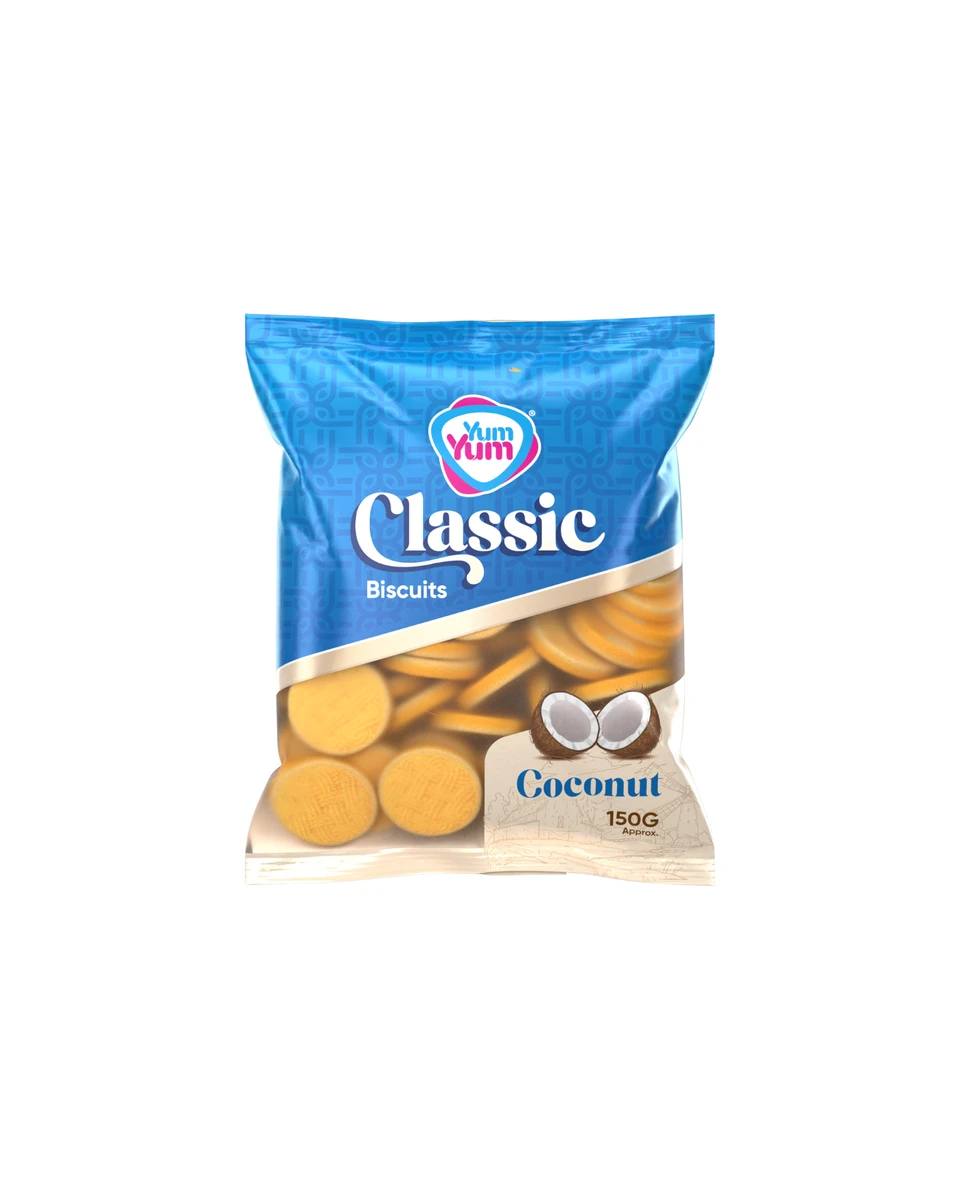 YUM YUM Classic Biscuits Coconut 150g
