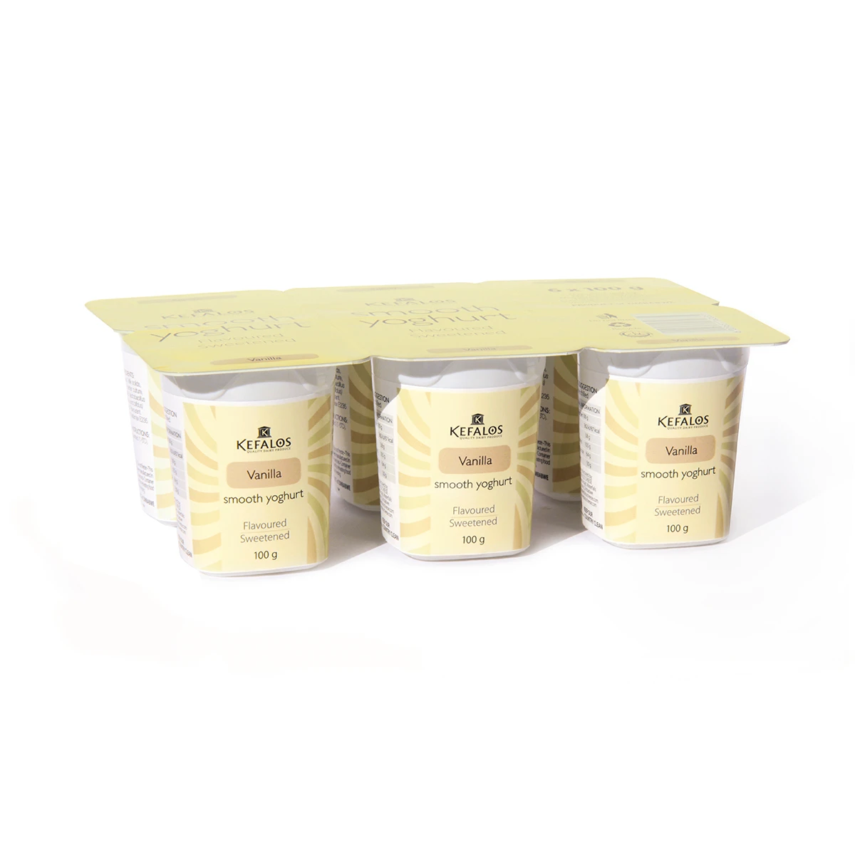 KEFALOS Vanilla Yoghurt 100g x 6