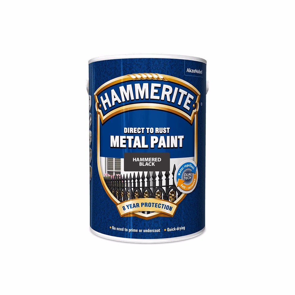 Dulux Hammerite Hammered Black 1l