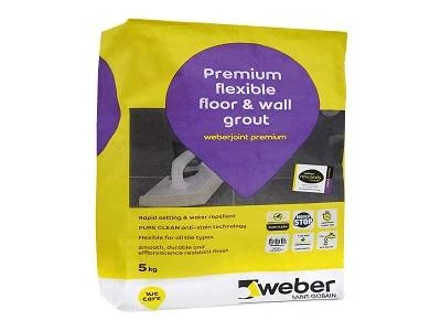 Tile Grout Grey 5kg Weber