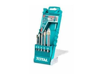 Drill Bits Glass 5pcs Set Tacsd7256 Total