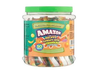 Chew Bar Fruity Tropical 50pc Amazon