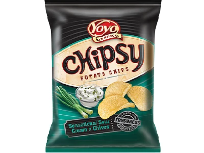 Chips Cream N Chives 105g Chipsy