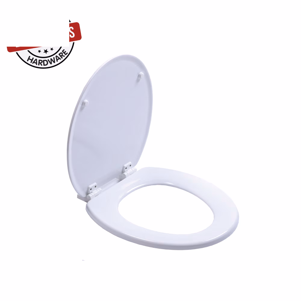 Hc Toilet Seat White Mdf Nylon Hinge