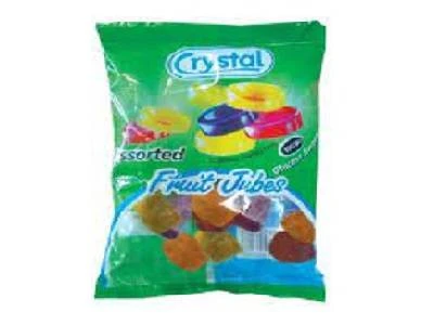 Sweets Fruit Jubes 100g Crystal