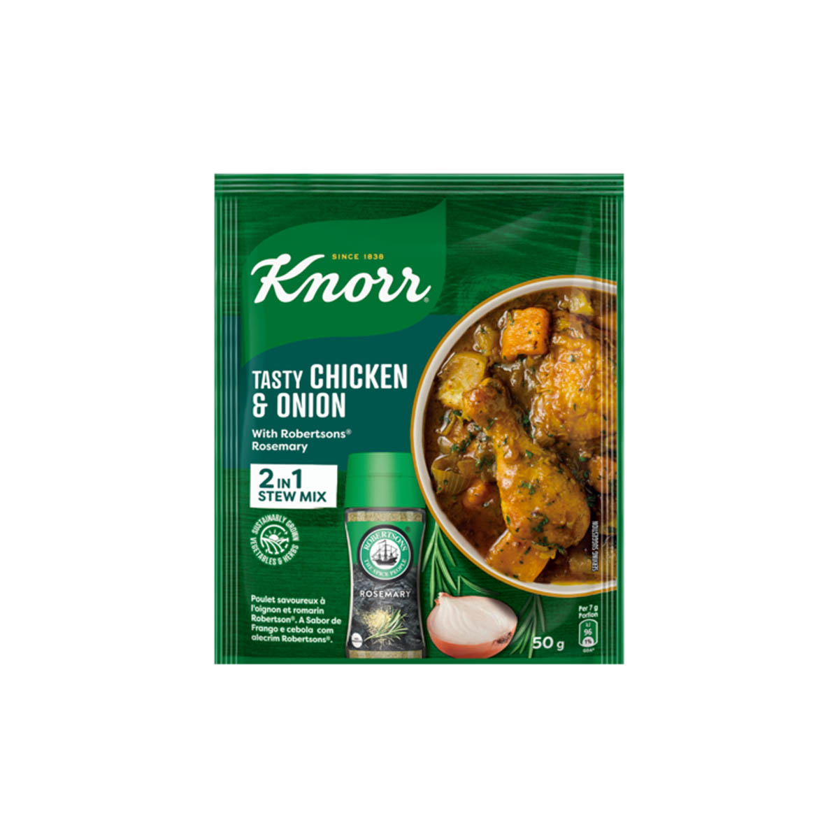 Knorr Chn N Onion Rosemary 50g