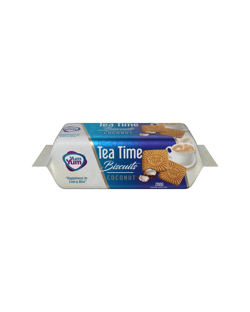 YUM YUM Tea Time Biscuits Coconut 200g
