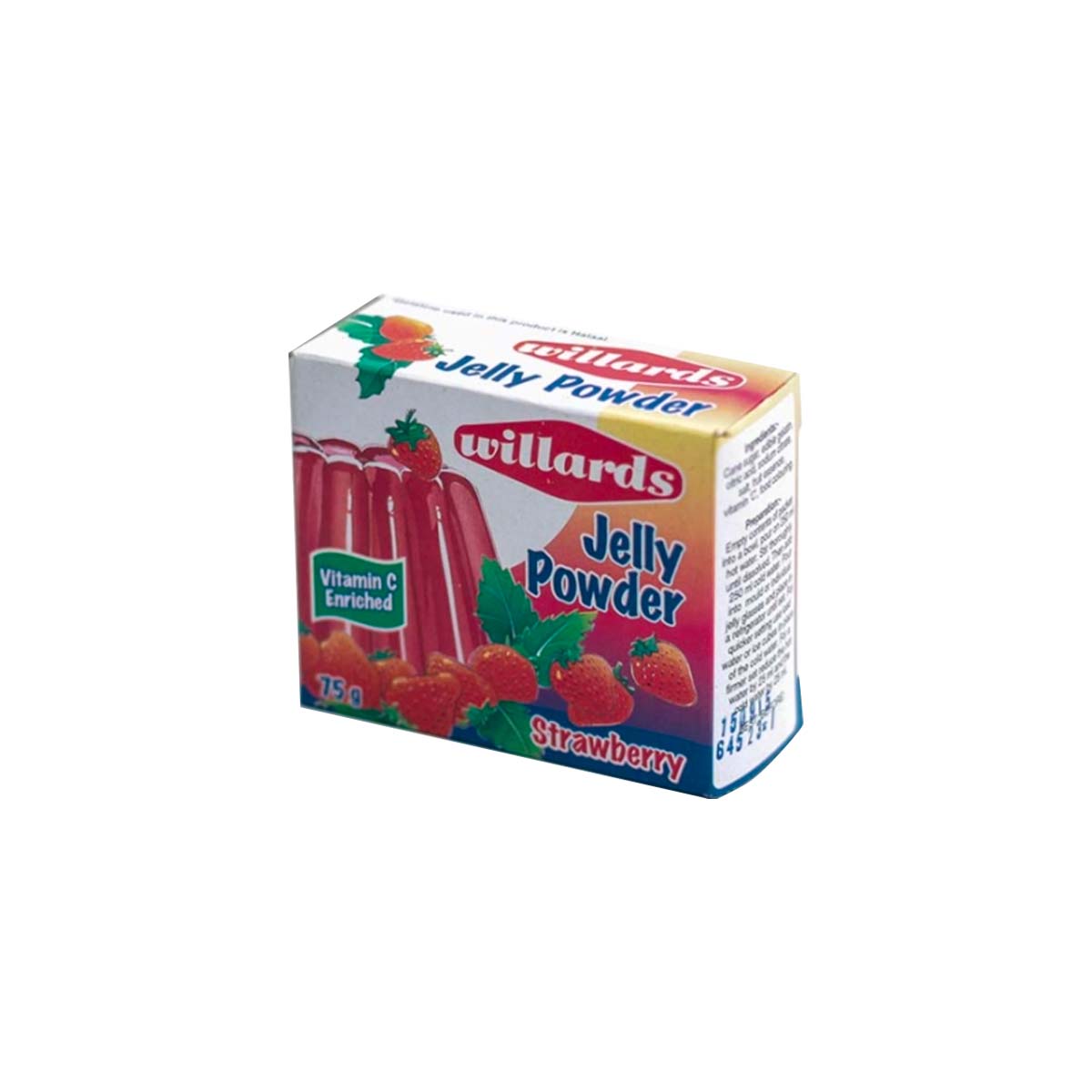 Willards Jelly Powder Strawber 75g