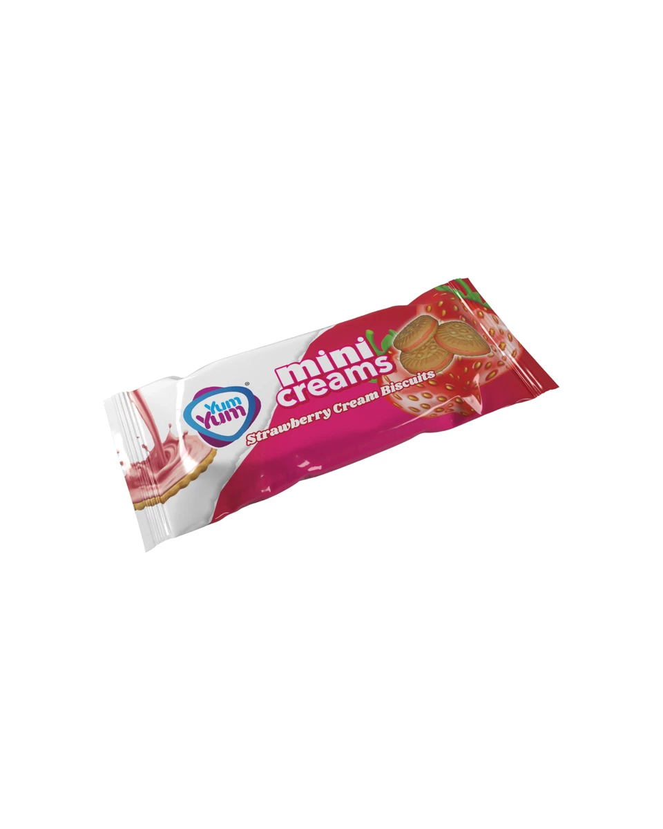 YUM YUM Mini Creams Strawberry 50g