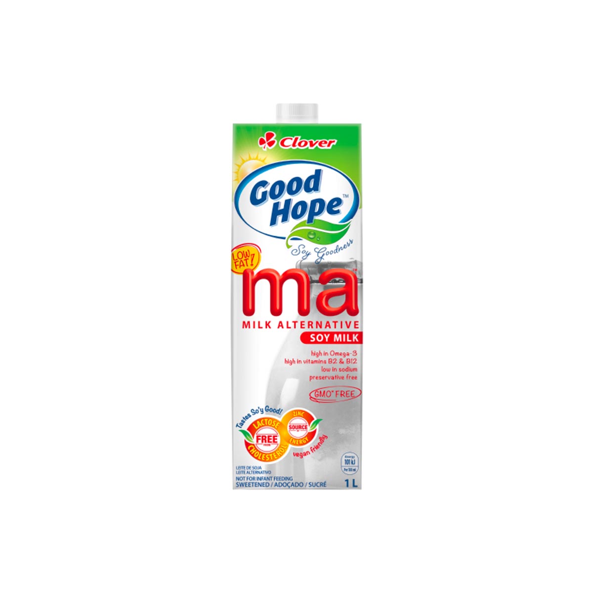 Good Hope Ma Soya Milk 1 Fat 1l