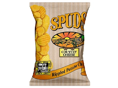 Chips Country Cheese 75g Spuds