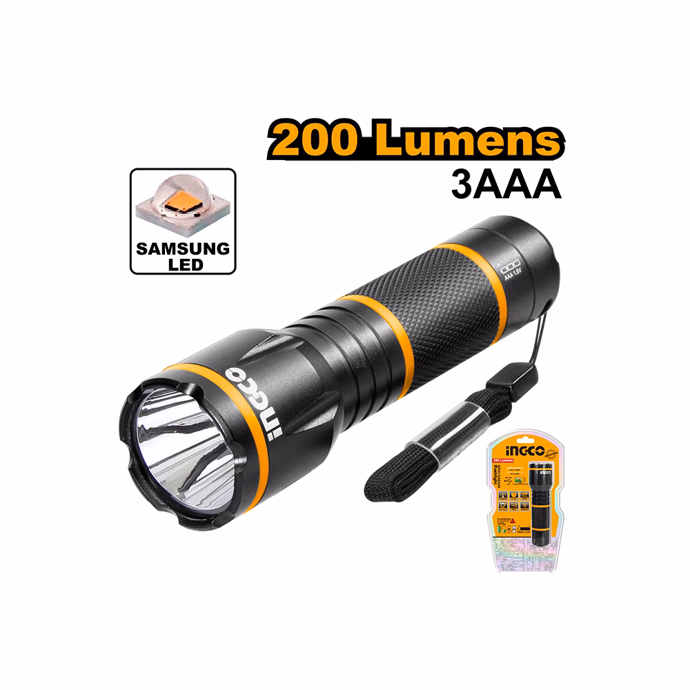 Ingco Flashlight 250 Lumens